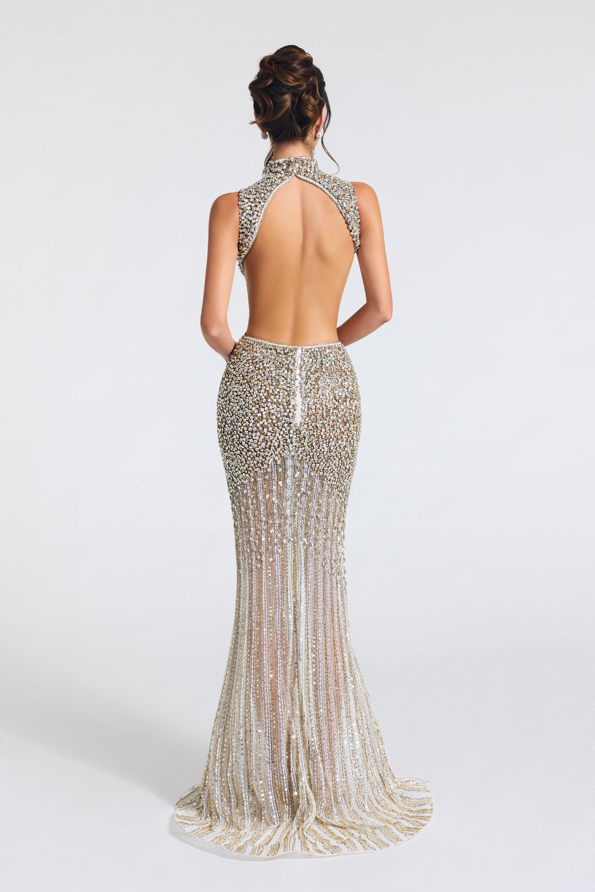 PS25988C Ivory/Silver/Gold