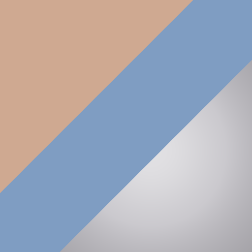 Nude/Blue/Silver swatch