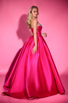 Hot pink formal gown - PS25306