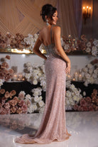 Silver Nude Gown - PS25431C