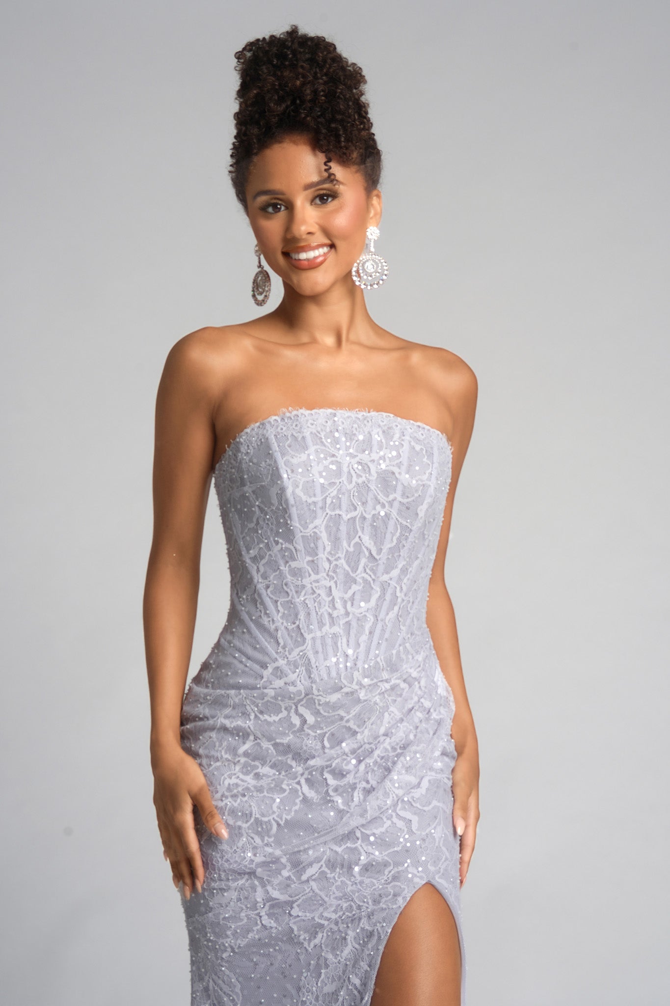 sachin and babi light blue dress La Femme 32232 Dress | La Femme Dresses main image 1