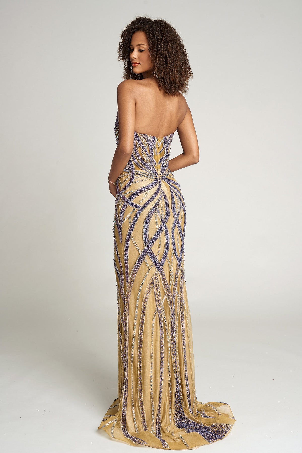PS26401C Nude/Blue/Silver