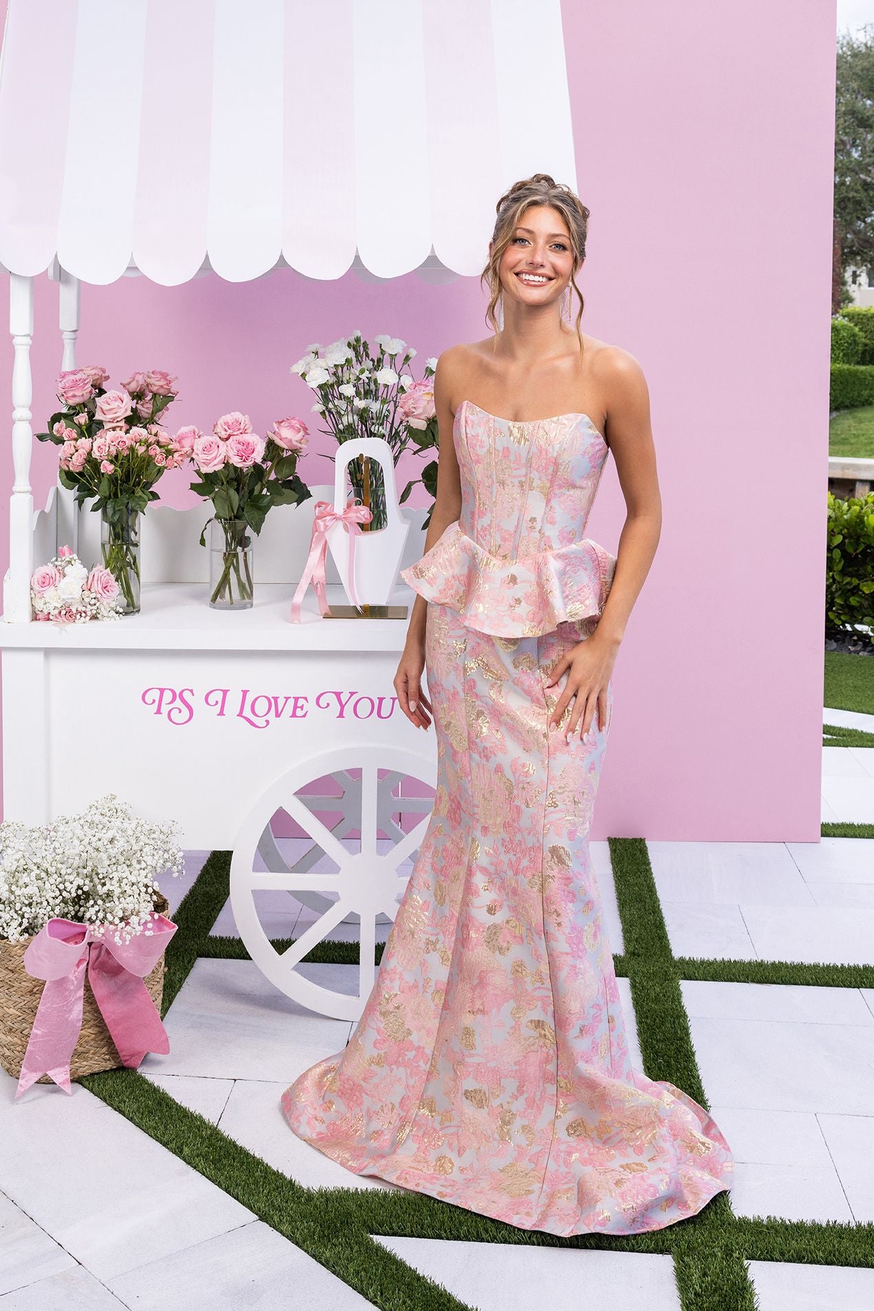 portia and scarlett pink dress XO184 Pre-Order Payment Options:DEPOSIT | $3999 Total | $750 Due Now | Free ConUS Shipping oranges length skirt for a Holiday Party Dress –