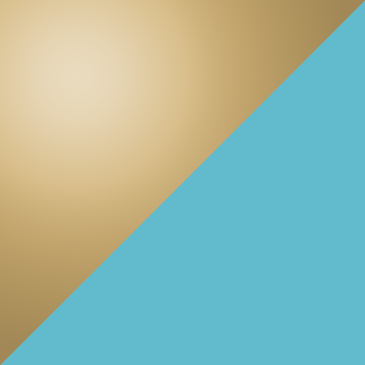 Gold/Aqua swatch