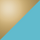 Gold/Aqua swatch