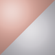 Rose Gold/Silver swatch