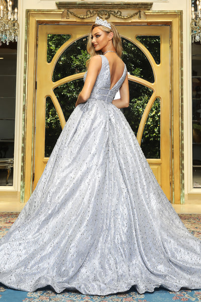 CINDERELLA GOWN SILVER – Portia and Scarlett