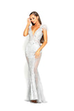 PS1986 FUFU GOWN SILVER