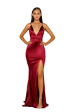 PS5050 GOWN DEEP RED